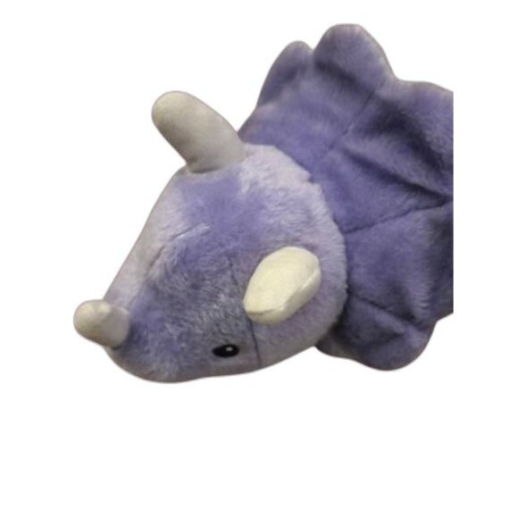 BenBen Triceratops Dinosaur Purple Plush - Picture 8 of 8